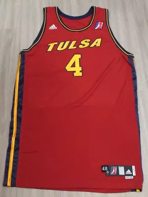 Adidas Tulsa 66ers Jersey Red D League Basketball Minor NBA CBA Size 48 • $99.95