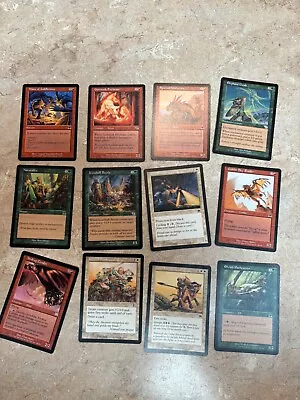 12 MTG Magic The Gathering Lot 12 Vintage Collection 1993 - 2002 • $19