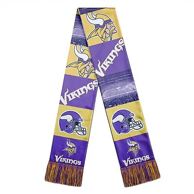 $19.99 • Buy Officially Licensed NFL Bar Design Printed Scarf Choose Your Team