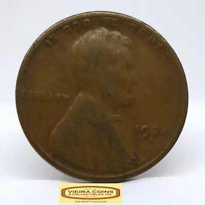 1924-S Lincoln Wheat Cent - #C35493NQ • $5.99