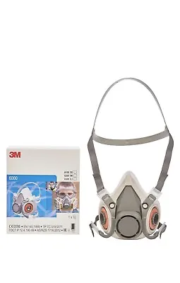 3m 6000 Series Reusable Half Mask Respirator SMALL 6100 • £18