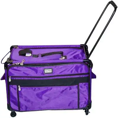 $307.68 • Buy TUTTO Machine On Wheels Case-Purple 740889057282