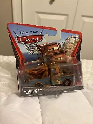 Disney Pixar Cars 2 Movie Race Team Mater (2010) Mattel Die Cast Toy Car • $10.99