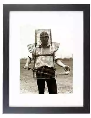 Golf Caddy In Armor Old Vintage Retro Historic 8X10 Matted Framed Photo • $59.50