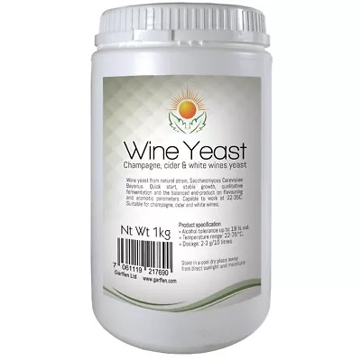 Champagne Cider And White Wine Yeast 1kg • £31.50