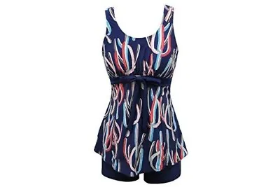ECUPPER Womens Tankini Sets With Shorts  Swimwear 2 Piece Size 3XL • £13
