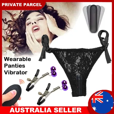 $34.95 • Buy Wearable Panties Vibrator Dildo Clit G-spot Remote Control Sex Toys For Women
