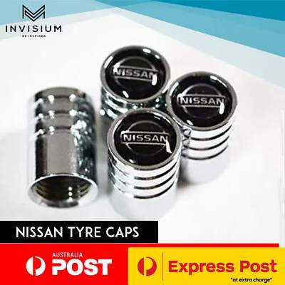 $9.50 • Buy Nissan Tyre Tire Wheel Valve Stem Air Dust Cover Caps GTR 350Z 370Z Silvia NISMO