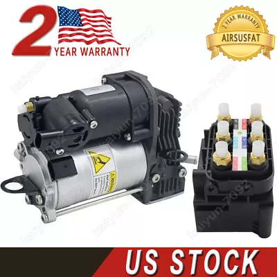 For Mercedes W164 X164 GL450 ML Class Air Suspension Compressor Pump+Valve Block • $193