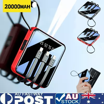 $25.99 • Buy 20000mAh Power Bank Portable Fast LED Charger Back Up Battery  For All Phones
