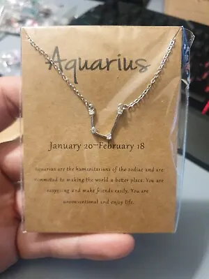 Aquarius Zodiac Pendant • £1.99