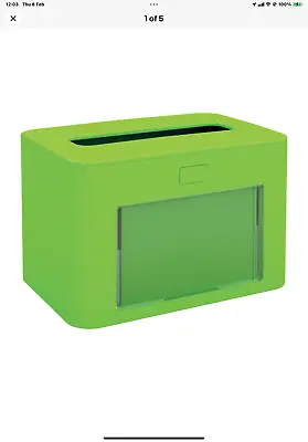 Papernet Ready Table Antibacterial Interfolded Napkin Dispenser  Light Green • £3.99