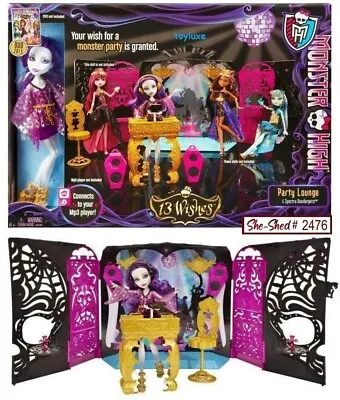 Spectra Vondergeist Monster High 13 Wishes Party Lounge Giftset Mattel  • $79.95