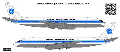 1/144 BSModelle Decals DC-8 PAN AM • $18