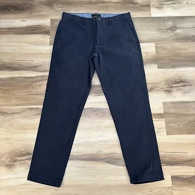 Banana Republic Pants Mens 32 X 30 Navy Blue Mason Chino Flat Front • $19.95