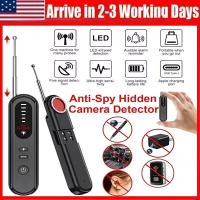 Anti-Spy Hidden Camera Wireless Detector Bug GPS Tracker Finder Scanner Device • $27.06