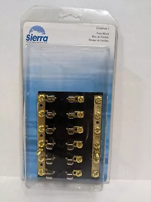 Sierra FS40560-1 Brass Fuse Block 6 Gang Use With SFE Or AGE Fuse • $14.99