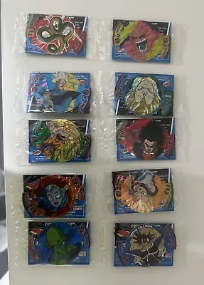 Dragonball Z Tazo Sealed Series 3 Prismatic Set Of 10/10 In Rows Of 2  • $1125