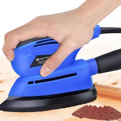 Hand Held Mouse Sanding Machine Small Electric Tight Corners Sander Angle Base • £19.30