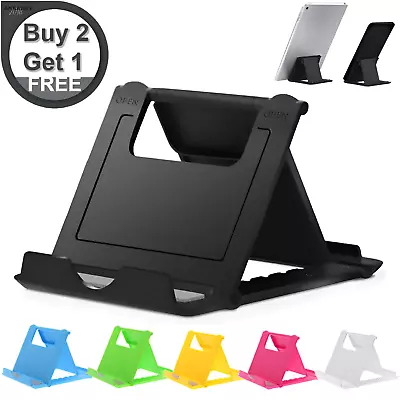 Adjustable Phone Holder Stand Folding Foldable Thin Cradle For Samsung IPhone • $2.75
