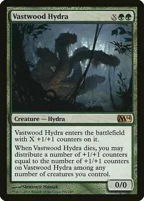 Vastwood Hydra Magic 2014 / M14 MINT Green Rare MAGIC GATHERING CARD ABUGames • $3.19