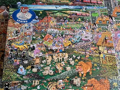 Gibsons 1000 Piece Jigsaw Puzzle I Love Spring. Mike Jupp. Complete • £6.49