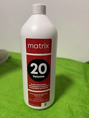 Matrix 20 Volume Cream Developer 32 Oz  For Socolor   • $11