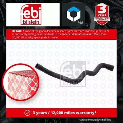 Radiator Hose Fits MERCEDES CL500 C140 5.0 92 To 99 Coolant A1405010682 Febi New • £10.83