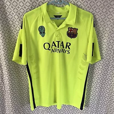 FC BARCELONA 2005 2006 AWAY FOOTBALL SOCCER SHIRT JERSEY Retro VINTAGE MENS XL • $20.70