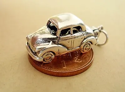 Morris Minor Car Vehicle Opening Sterling Silver Charm • $19.86