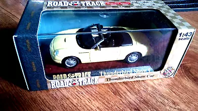 Maisto Road & Track Thunderbird Show Car Collector’s Edition Ford 1:43 Scale • $24.99