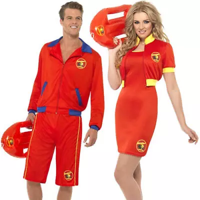 £21.99 • Buy Baywatch Beach Lifeguard Mens Womens Fancy Dress 1990s TV Film Adults Costume