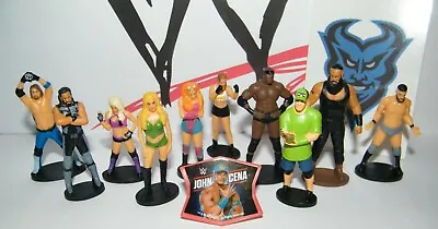 £15.67 • Buy WWE Wrestling Party Favors Set Of 12 With 10 Figures, WWE Sticker,  Finger Ring