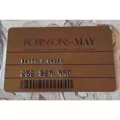 Vintage Robinsons•May Credit Card • $11