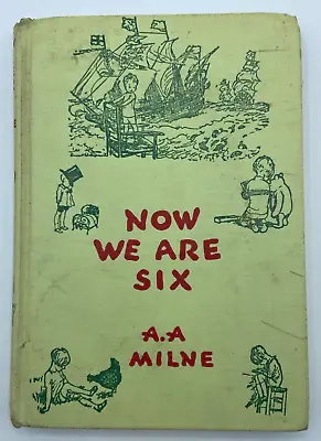 $6.99 • Buy Now We Are Six By A.A. Milne, Vintage 1949 Hardcover