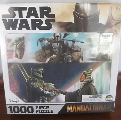 STAR WARS Disney   The MANDALORIAN   1000 Piece Jigsaw Puzzle. NEWSEALED.SALE • $5