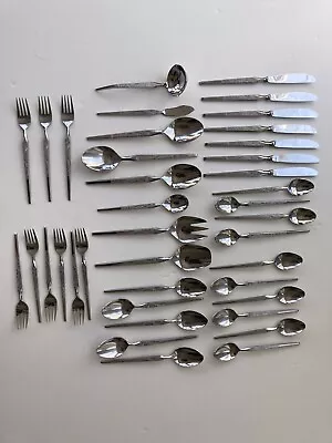 Vintage Stanley Roberts Winthrop Stainless Steel Flatware. Japan 39 Pcs • $39