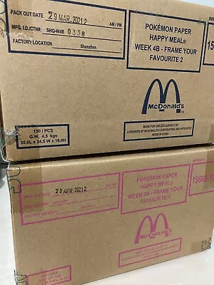 Pokémon Cards McDonald’s 25th Anniversary Sealed Booster Case - 150 Packs • $800