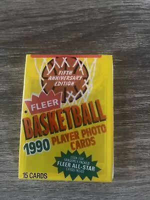 1990 Fleer Basketball Sealed Pack.  POSSIBLE Michael Jordan Mint • $5