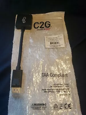 C2G 54311 Mini DisplayPort Male To Single Link DVI-D Female Adapter Converter  • $12.99