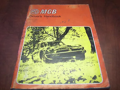 MGB Tourer GHN 5UF Driver's Handbook 1975 AK3286 • $25