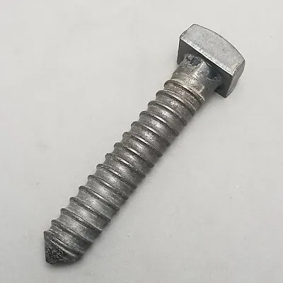 Vintage Lag Bolt Screw With Square Head Nut 11/16  X 4.5  Antique BP HC • $6.90