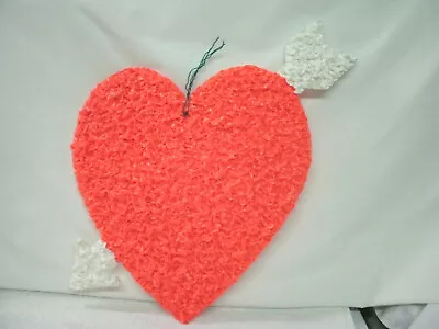 PLASTIC POPCORN HEART W Arrow----Made In America Label---Measures 14'  • $22.99