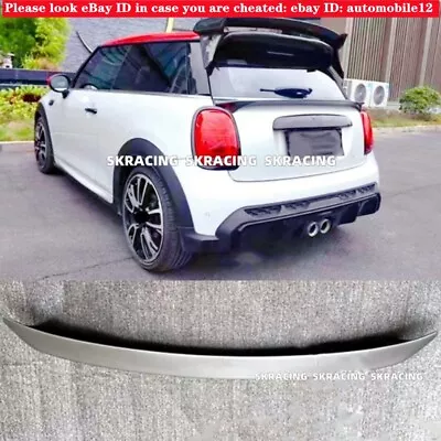 Unpainted Black Rear Middle Spoiler Trunk Wing For Mini F55 F56 Cooper S 13-18 • $227