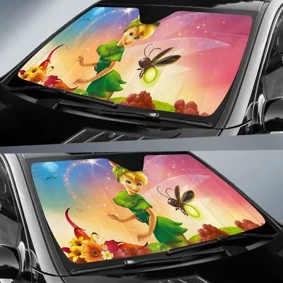 Fairy Princess Tinkerbell Flying To Netherland Magic Car Windshield Sun Shade • $29.68