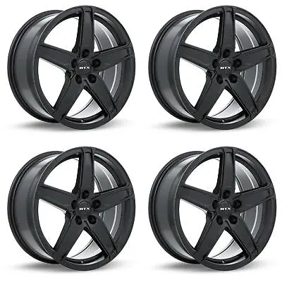 4 Wheel Rims NEW 17in Satin Black Fits Acura Chrysler Daewoo Dodge Eagle  082592 • $482.08