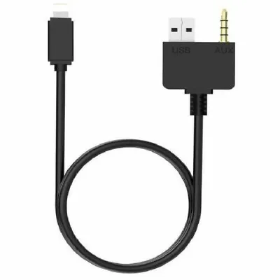 $9.74 • Buy Kia Hyundai AUX USB Cable 3.5mm Jack Music Charging Adapte For IPhone 7 IPad