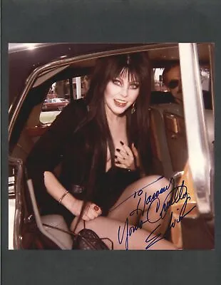 Cassandra Peterson  Elvira  - Signed Autograph Color 8x10 Photo - Elvira • $99.99