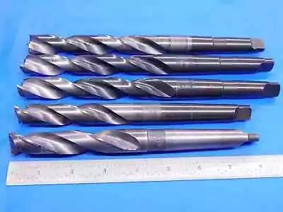 5pcs BUDGET MORSE TAPER #2 BRAD POINT DRILL BITS 23/32 3/4 BRIDGEPORT TOOLING • $59.99