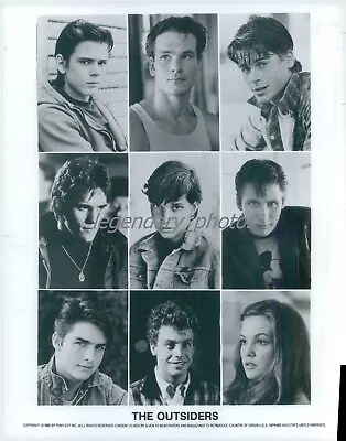 1983 Nine Portraits Of Stars From The Outsiders Original News Service Photo • $14.99